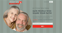 Desktop Screenshot of christianseniordating.com
